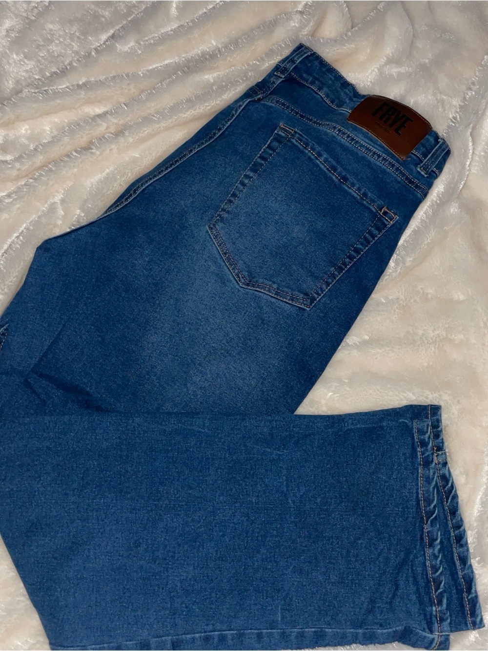 Frye Women's Straight-Leg Jeans in Deep Blue